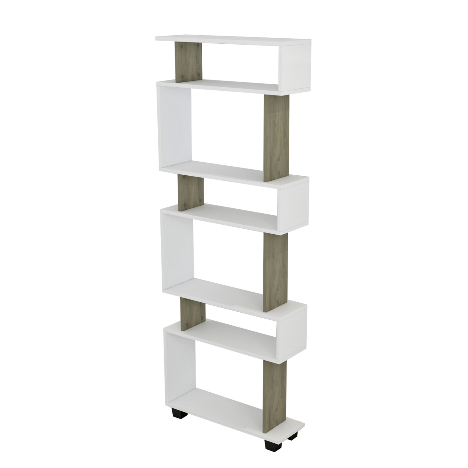 bibliothiki-melaminis-olive-grey-leyko-6-3