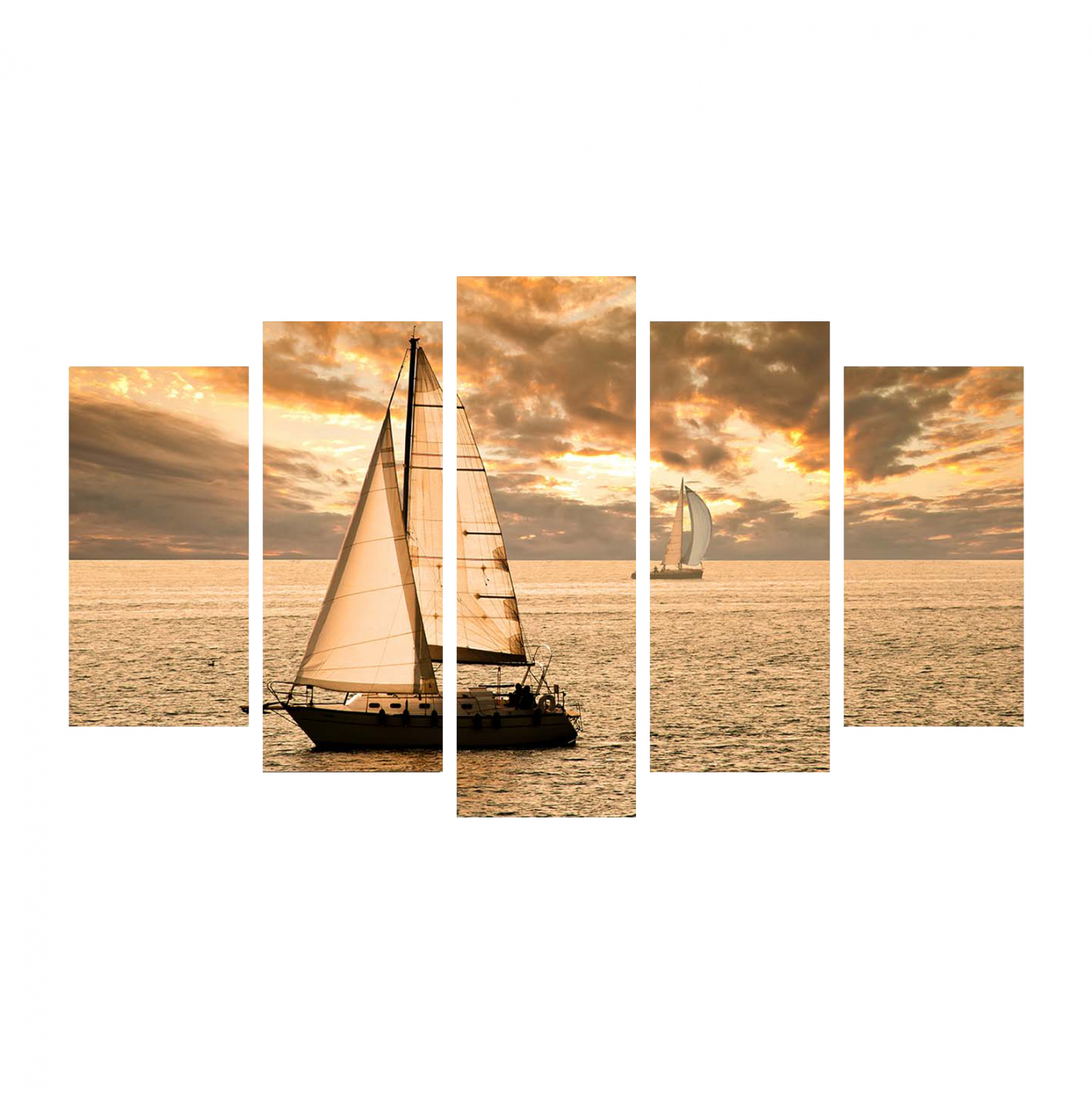 pinakas-pentaptycho-mdf-sunset-sailing-f