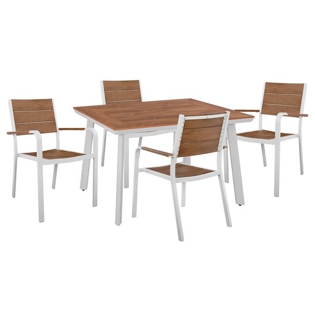 set-5tmch-trapezi-polythrones-aloyminioy