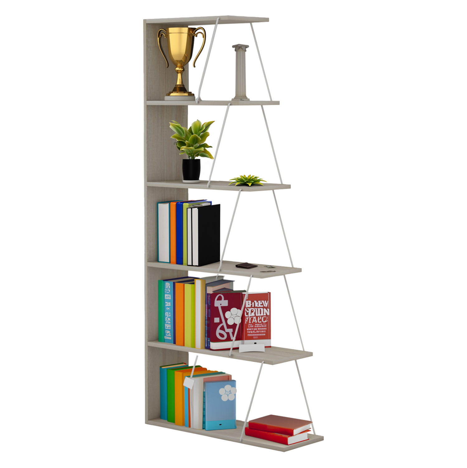 bibliothiki-melaminis-sonama-leyko-fb922